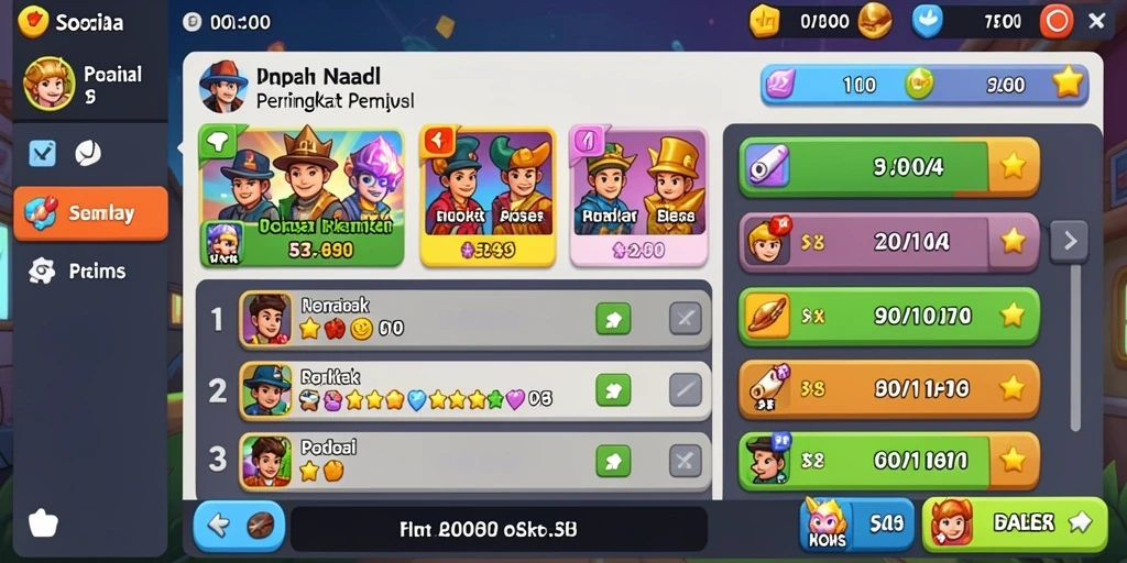 Fitur multiplayer yang memungkinkan bermain dengan teman.
