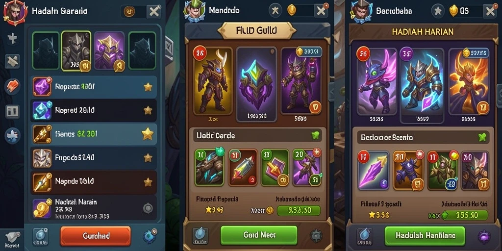 Sistem reward yang menggiurkan untuk pemain aktif.